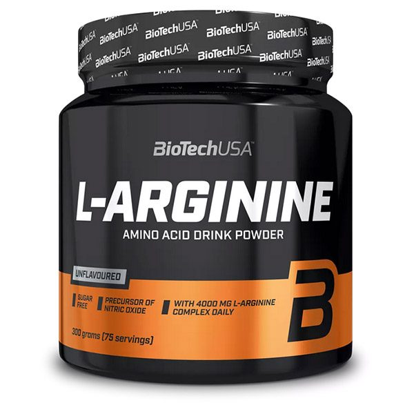 BioTechUSA L-Arginine ízesítetlen natúr ízű italpor (300g)