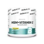 BioTechUSA MSM + Vitamin C citrom ízű italpor (150g)