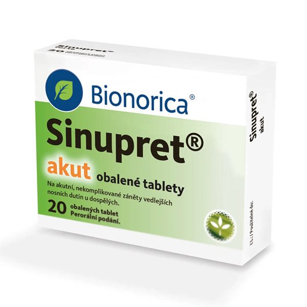Sinupret Akut 160 mg bevont tabletta (20x)