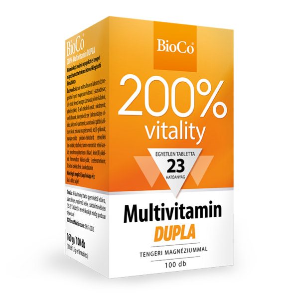 BioCo 200% Vitality Multivitamin Dupla filmtabletta (100x)