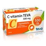 C-vitamin TEVA 500 mg rágótabletta (60x)