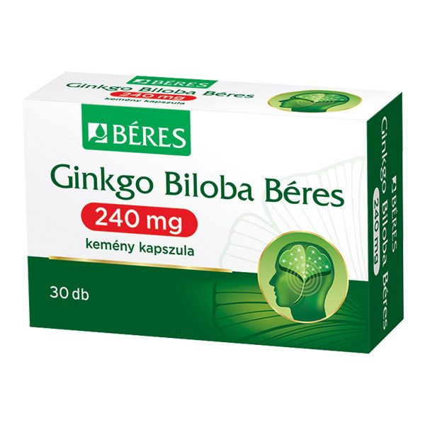 Ginkgo Biloba Béres 240 mg kemény kapszula (30x)