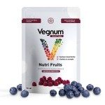 Vegnum Nutri Fruits Kékáfonya ízű gumigyümölcs (30x)