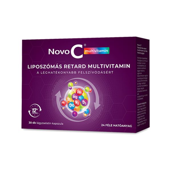 Novo C Multivitamin liposzómás retard lágykapszula (30x)