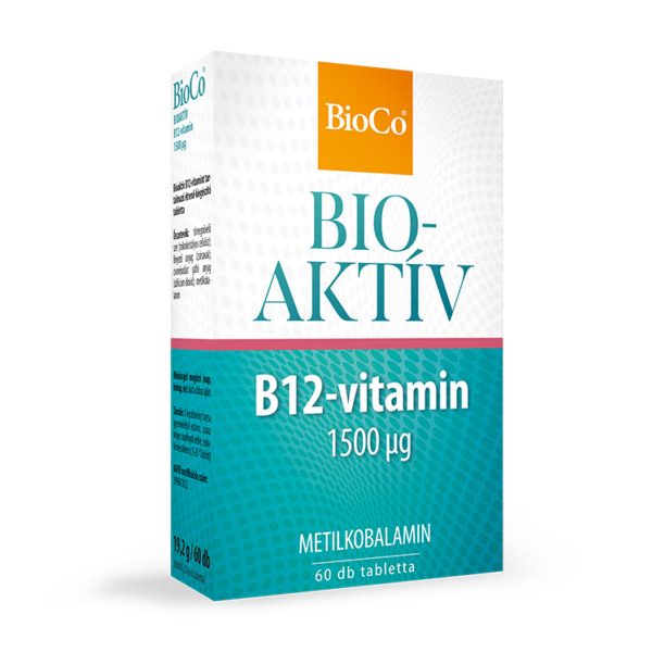 BioCo Bioaktív B12-vitamin 1500 mcg tabletta (60x)