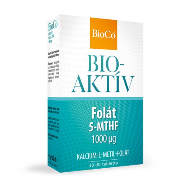 BioCo Bioaktív Folát 5-MTHF 1000 mcg tabletta (30x)