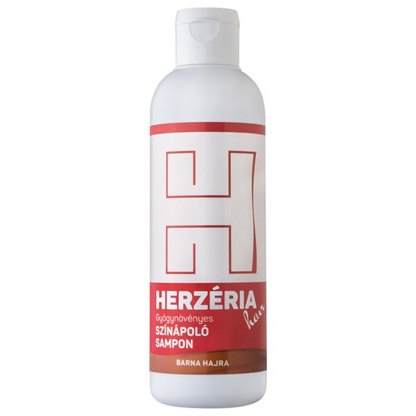 Herzéria Hair színápoló sampon barna hajra (200ml)