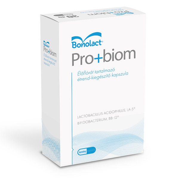 Bonolact Pro+Biom élőflórát tartalmazó kapszula (20x)