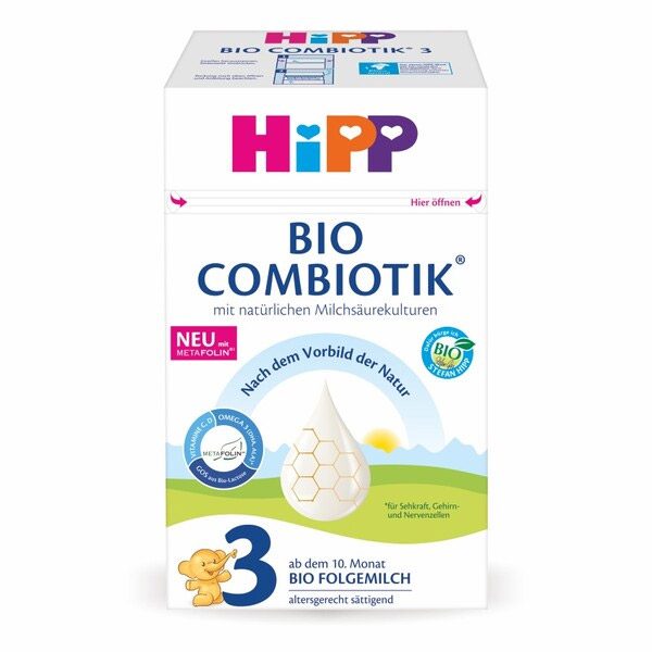 Hipp 3 Bio Combiotik tejalapú tápszer 10+ hó (600g)