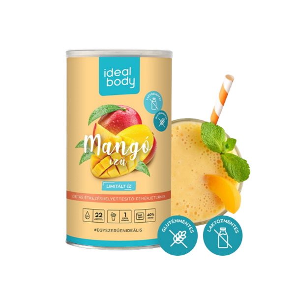 IdealBody Mangó ízű fehérje turmixpor (525g)