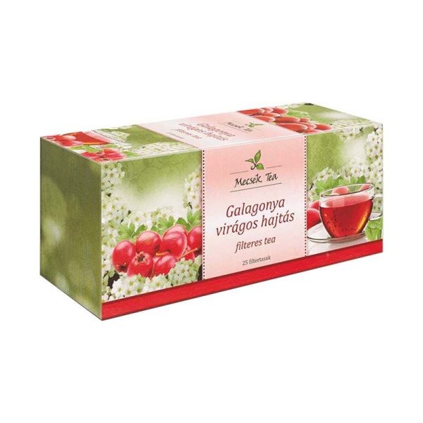 Mecsek Galagonya virágos hajtás filteres tea (25x)