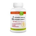 Interherb XXL C-vitamin 1000 mg + D3-vitamin 2000 IU Retard tabletta (90x)