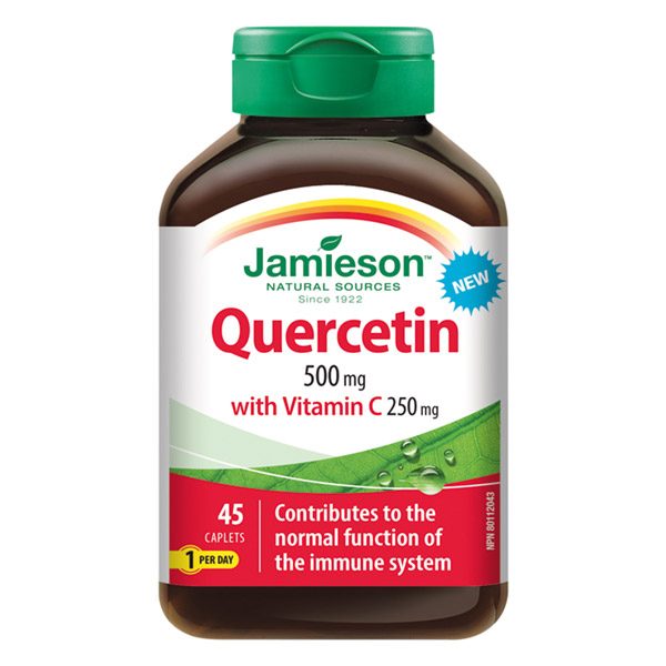 Jamieson Kvercetin 500 mg C-vitaminnal 250 mg kapszula (45x)