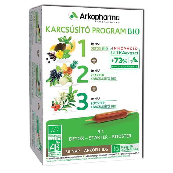 Arkofluids Bio Karcsúsító program ivóampulla (30x)