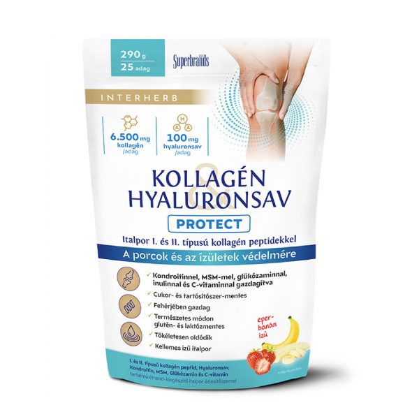 Interherb Kollagén & Hyaluronsav Protect italpor (290g)