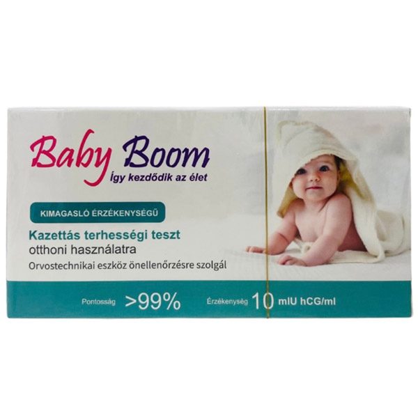 Baby Boom Kazettás érzékeny terhességi teszt (1x)