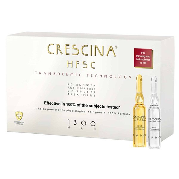 Crescina HFSC komplex kezelés 1300 férfiaknak (20x)