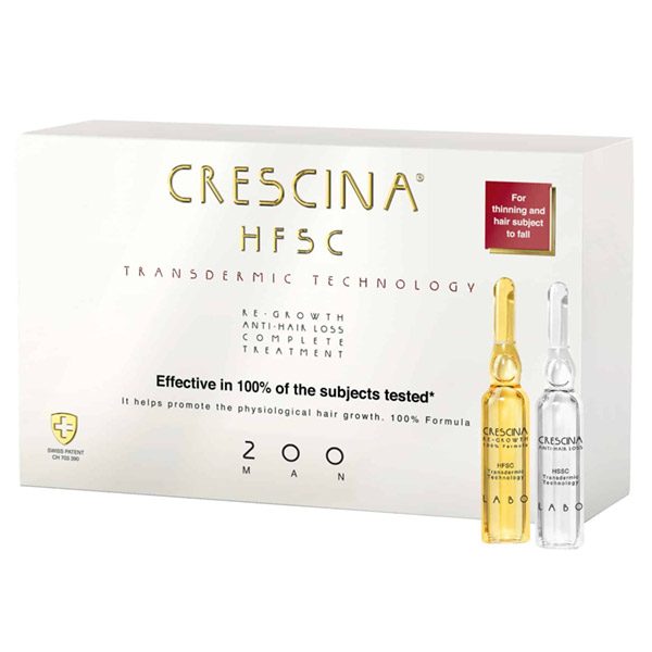 Crescina HFSC komplex kezelés 200 férfiaknak (20x)