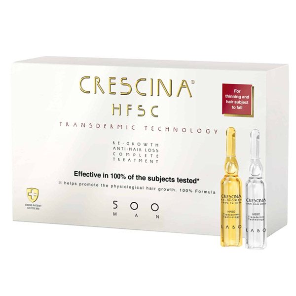 Crescina HFSC komplex kezelés 500 férfiaknak (20x)