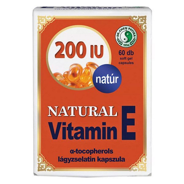 Dr. Chen Natúr E-vitamin 200 IU lágyzselatin kapszula (60x)