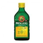Möllers Omega-3 halolaj citrom ízesítéssel (250ml)