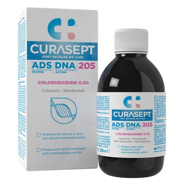 Curasept ADS DNA 205 klórhexidin szájöblögető (200ml)
