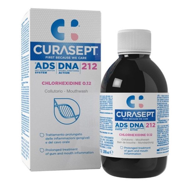 Curasept ADS DNA 212 klórhexidin szájöblögető (200ml)