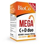BioCo Mega C+D Duo Retard C-vitamin 1500 mg + D3-vitamin 3000 NE filmtabletta (100x)