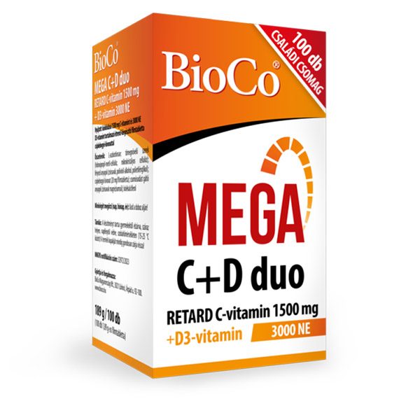 BioCo Mega C+D Duo Retard filmtabletta (100x)