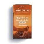 Nordvital Magnézium-biszglicinát 800mg + B6-vitamin vegán kapszula (90x)