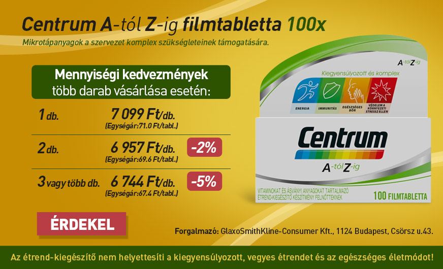 Centrum A-tól Z-ig filmtabletta (100x)