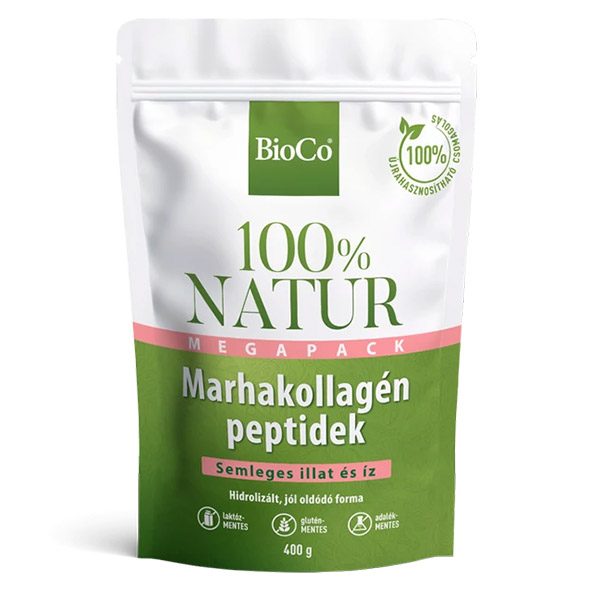 BioCo 100% Natur Marhakollagén peptidek tasakos por (400g)