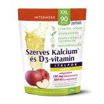 Interherb XXL Szerves kalcium és D3-vitamin almaízű italpor (270g)