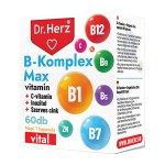 Dr. Herz B-Komplex Max + inozitol + C-vitamin + szerves cink kapszula (60x)