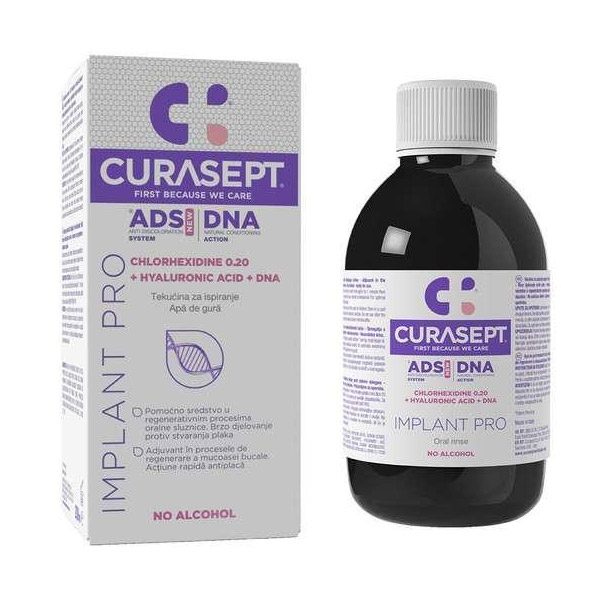 Curasept ADS Implant Pro szájöblögető (200ml)