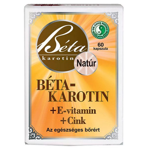 Dr. Chen Béta-karotin + E-vitamin + cink kapszula (60x)