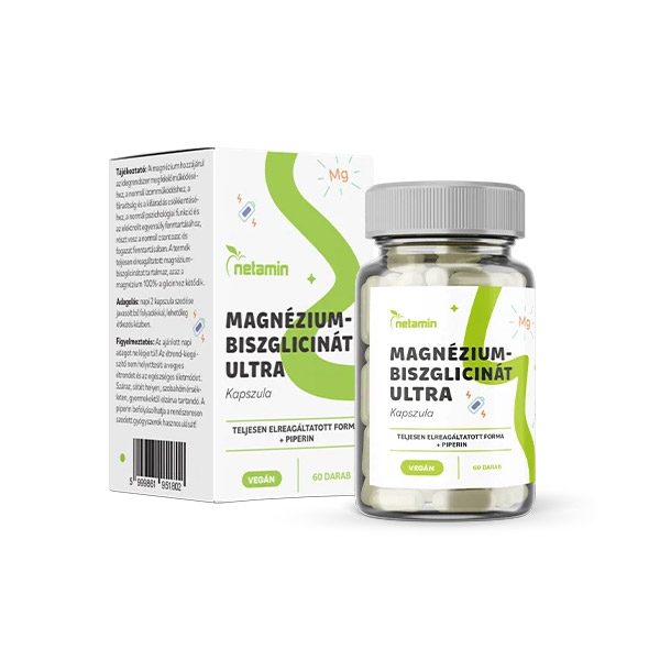 Netamin Magnézium-biszglicinát Ultra kapszula (60x)