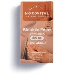 Nordvital Bioaktív Folát (B9-Vitamin) 800mcg vegán kapszula (60x)