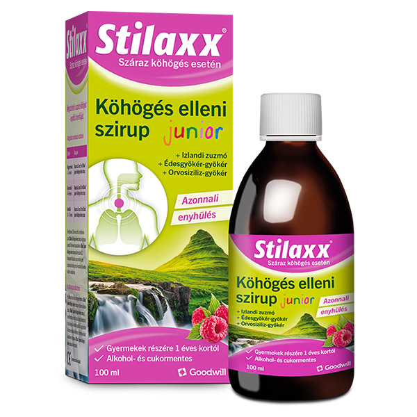 Stilaxx Junior Köhögés elleni szirup gyermekeknek (100ml)